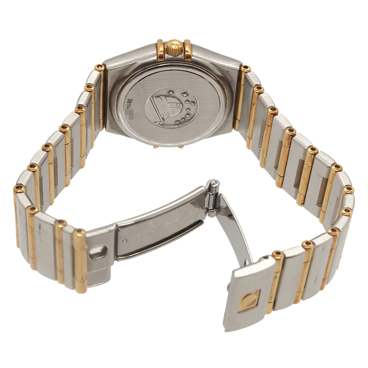 Constellation My Choice Diamond Bezel YG White Shell