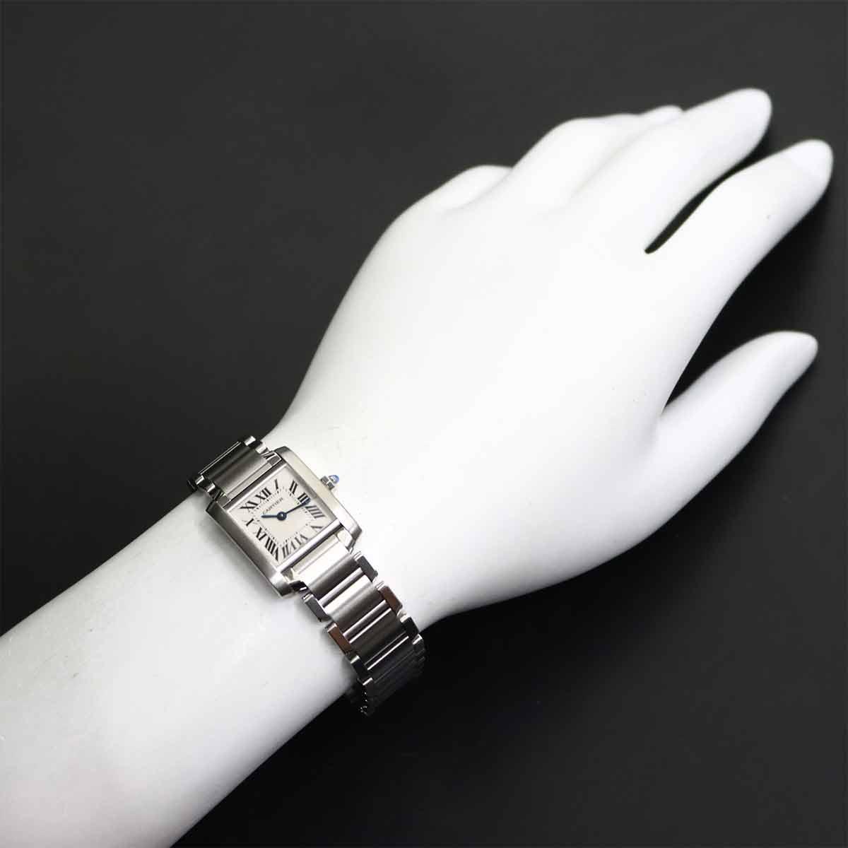 Tank Francaise SM W51008Q3 Quartz Cream Dial Ladies Watch