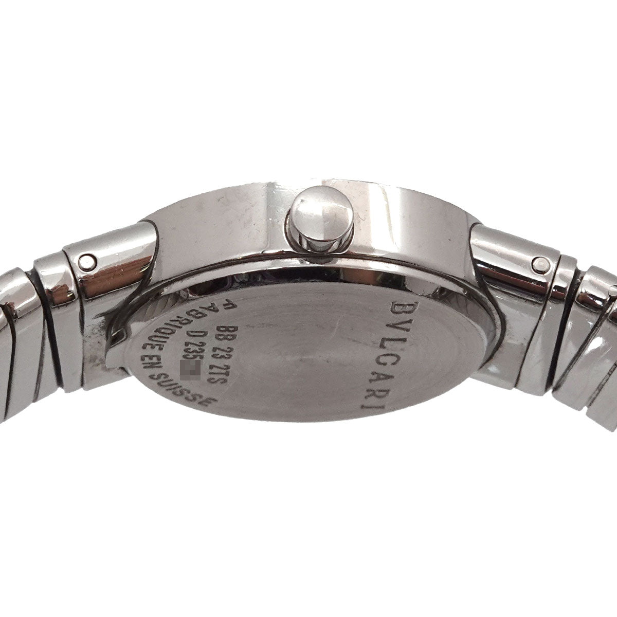 BVLGARIBVLGARI Tubogas BB232TS Black Dial Ladies