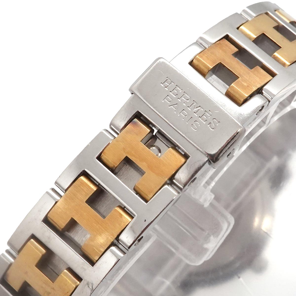 Clipper Two Tone CL4 220 Quartz Date cream Dial Ladies Watch