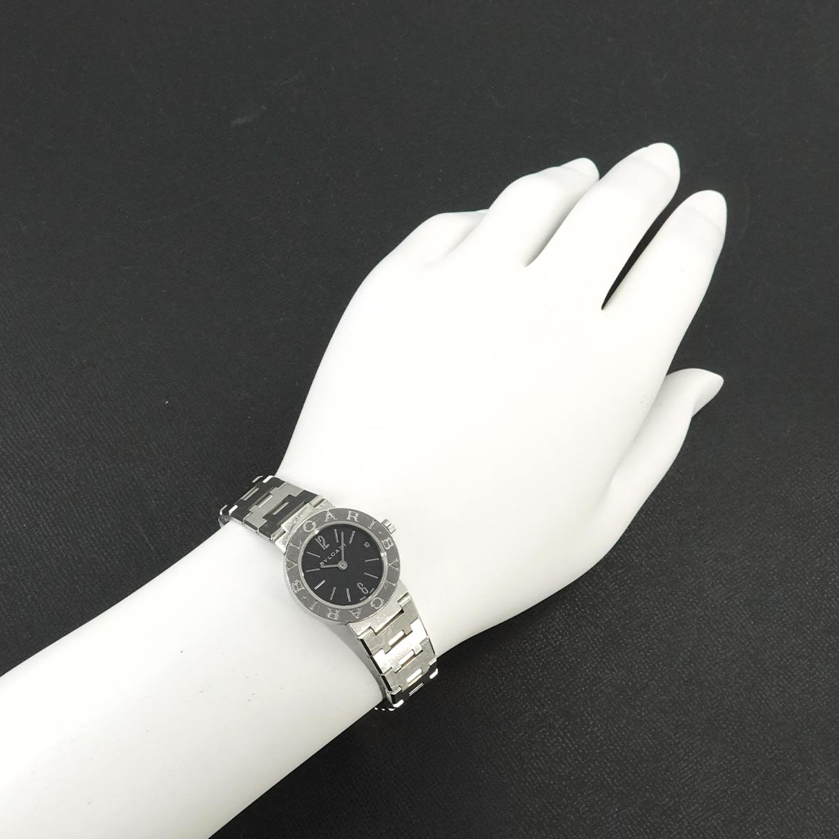 BVLGARIBVLGARI BB23SS Quartz Black Dial Ladies Watch