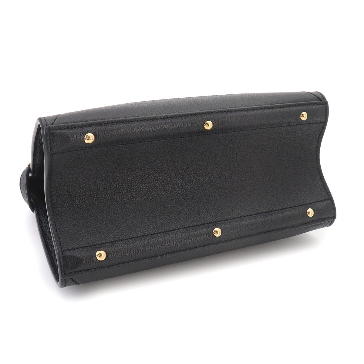 Steamer PM Hand Shoulder Bag Leather Black M21273