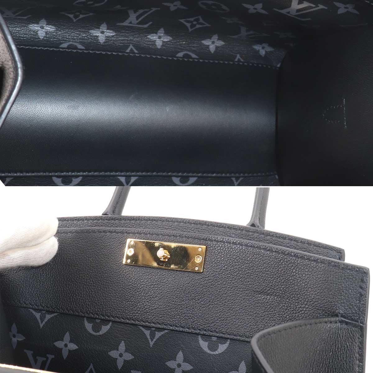 Steamer PM Hand Shoulder Bag Leather Black M21273