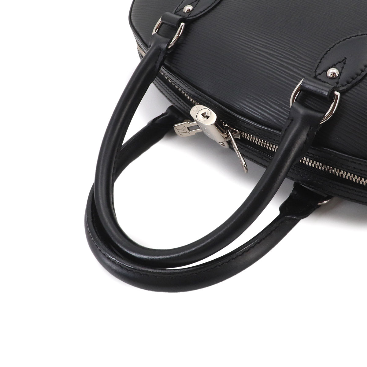 Epi Jasmin Hand Bag Leather Noir Black M52852 Purse