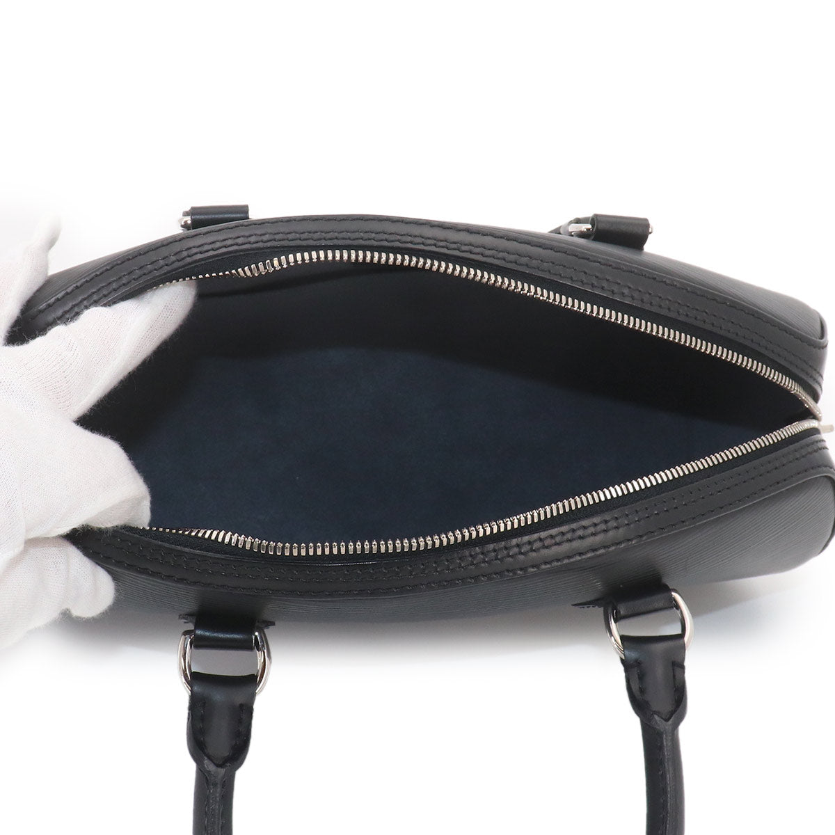 Epi Jasmin Hand Bag Leather Noir Black M52852 Purse