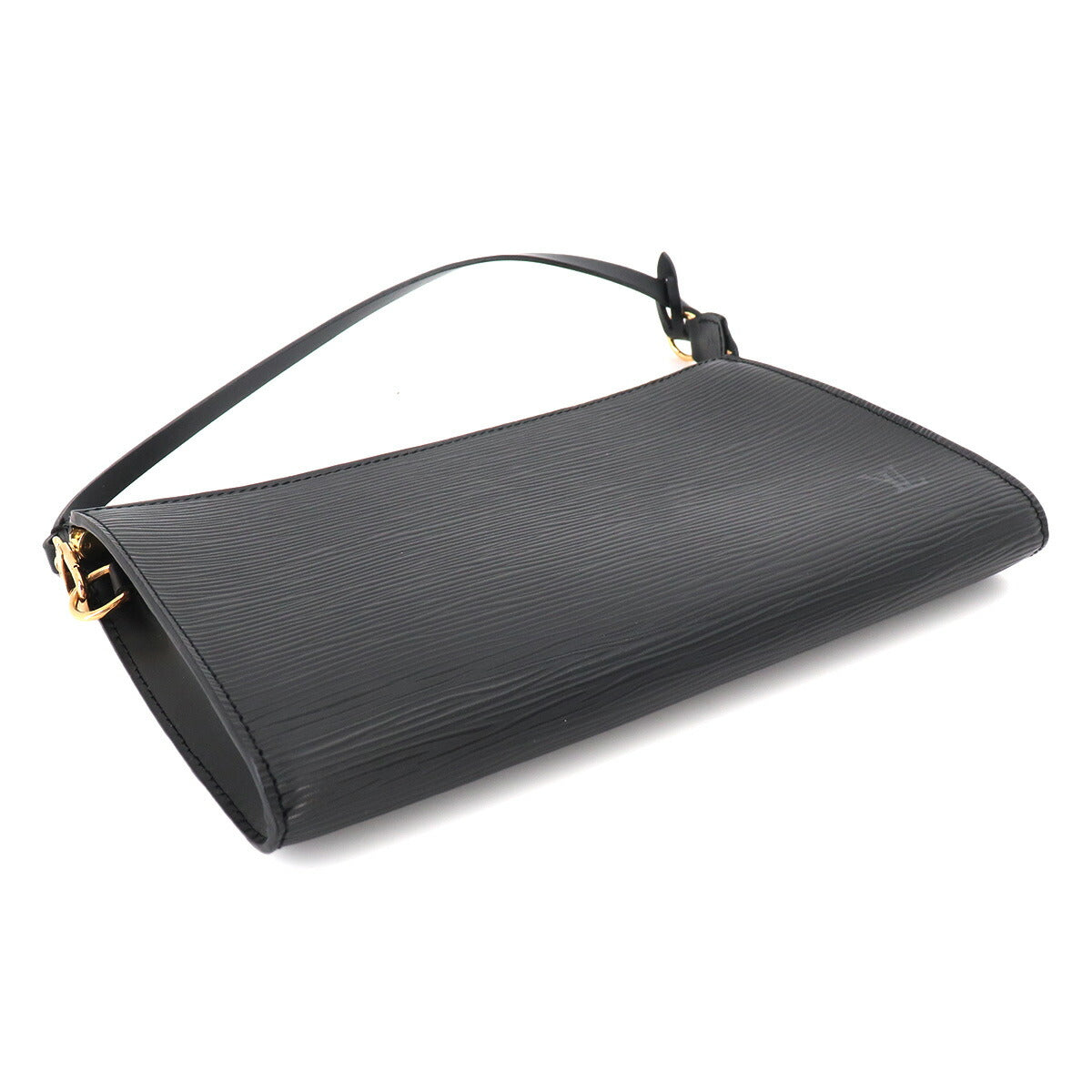 Epi Pochette Accessoires Hand Bag Black M52942