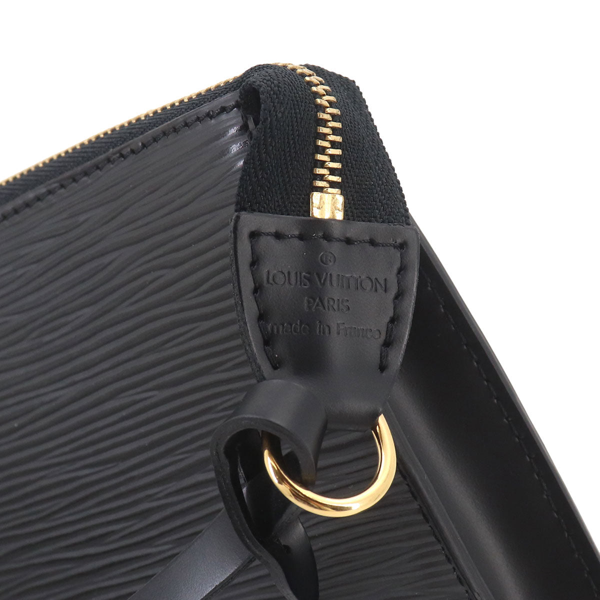 Epi Pochette Accessoires Hand Bag Black M52942