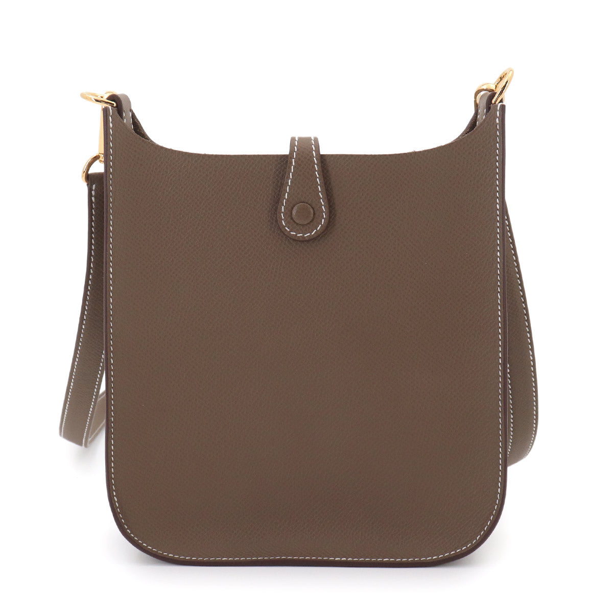 Evelyne Sellier 16 TPM Shoulder Bag Epsom Etoupe