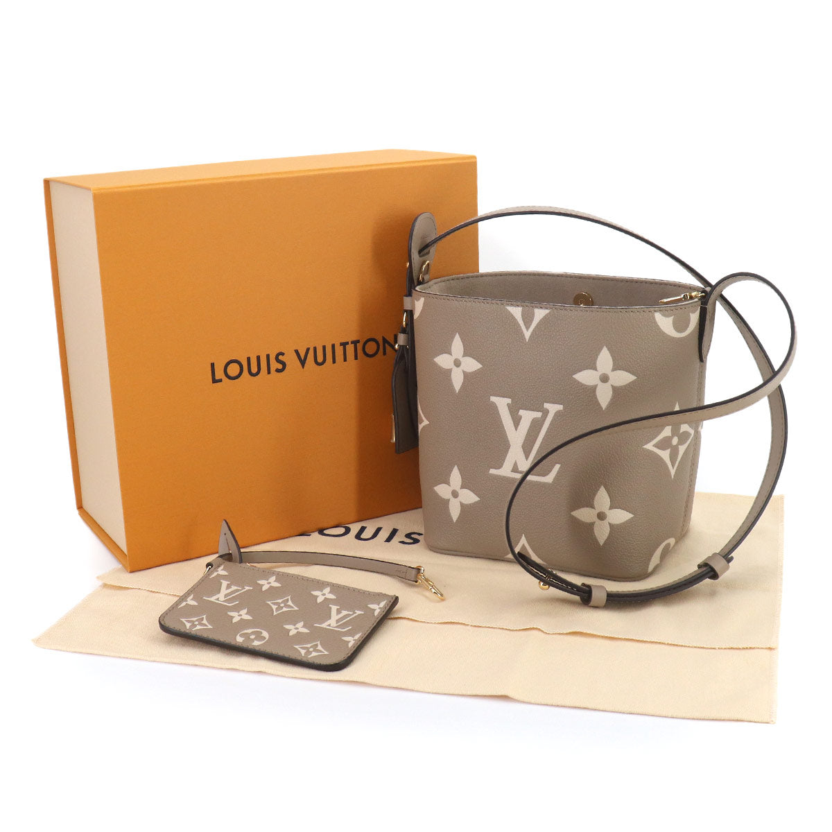 Bicolor Monogram Empreinte All In BB Hand Shoulder Bag