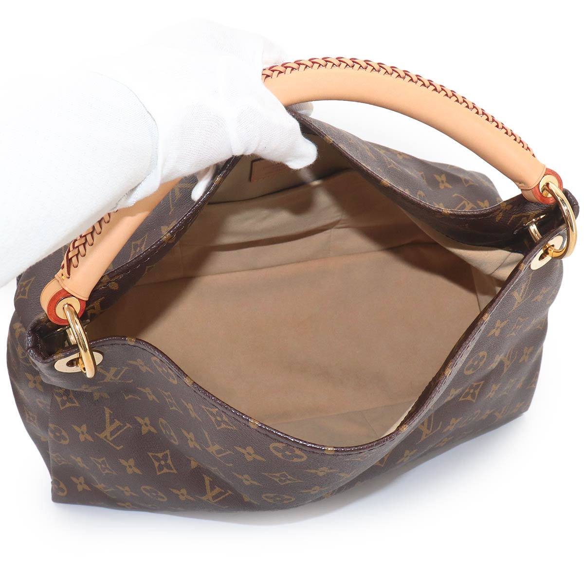 Monogram Artsy MM Shoulder Bag Brown M40249 Purse