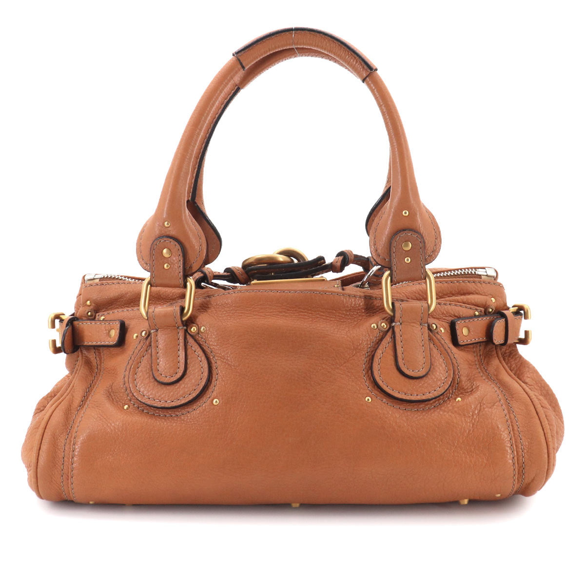 Paddington Hand Bag Leather Brown Purse