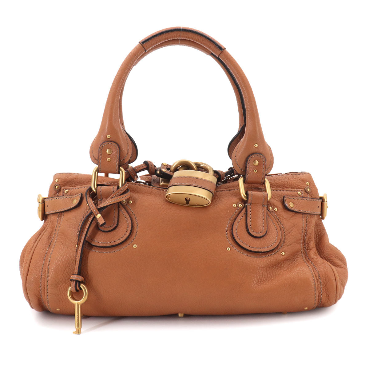 Paddington Hand Bag Leather Brown Purse