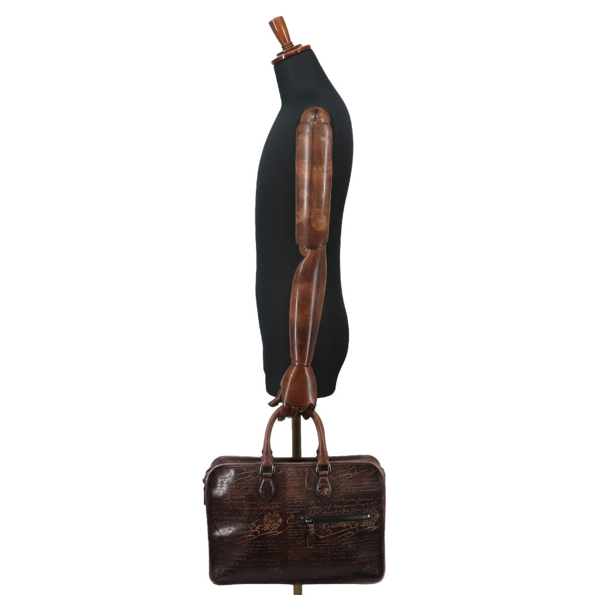 Un Jour Briefcase Business Bag Venezia Leather Brown