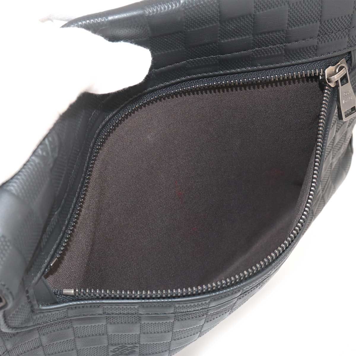 Damier Infini District PM Shoulder Bag Leather N41286