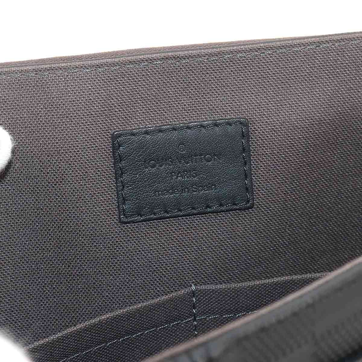 Damier Infini District PM Shoulder Bag Leather N41286