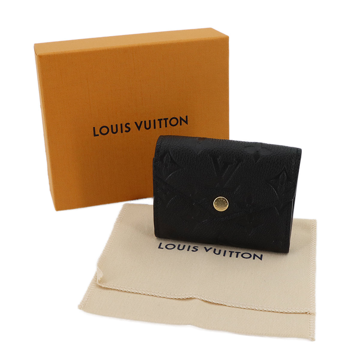 Monogram Empreinte Zoe Wallet Leather Black M62935 Purse
