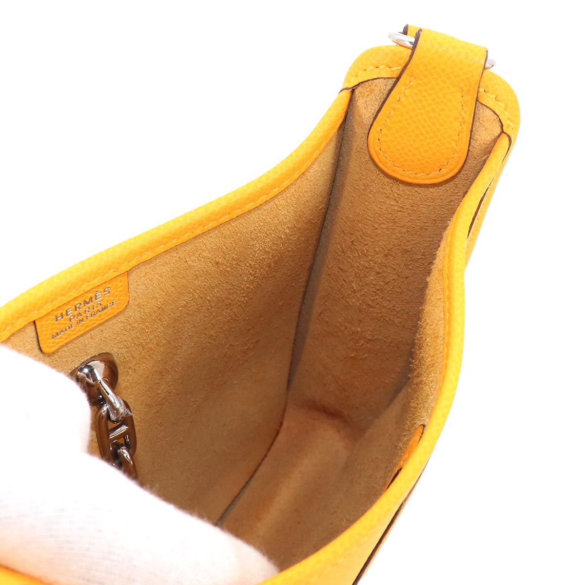 Vespa TPM Shoulder Bag Veau Epsom Jaune Purse