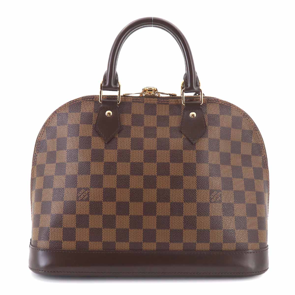 Damier Alma PM Hand Bag Ebene Brown N53151 Purse