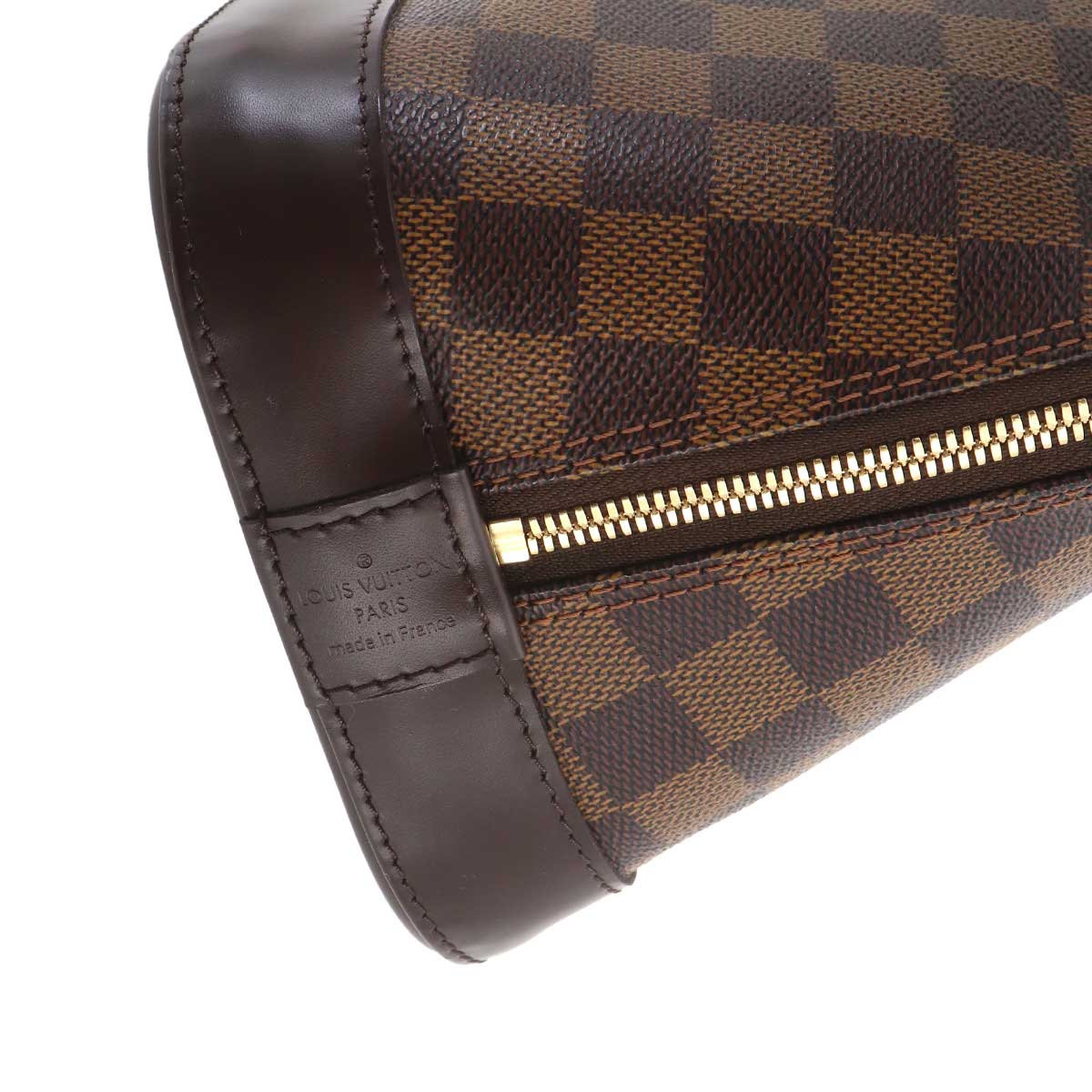 Damier Alma PM Hand Bag Ebene Brown N53151 Purse