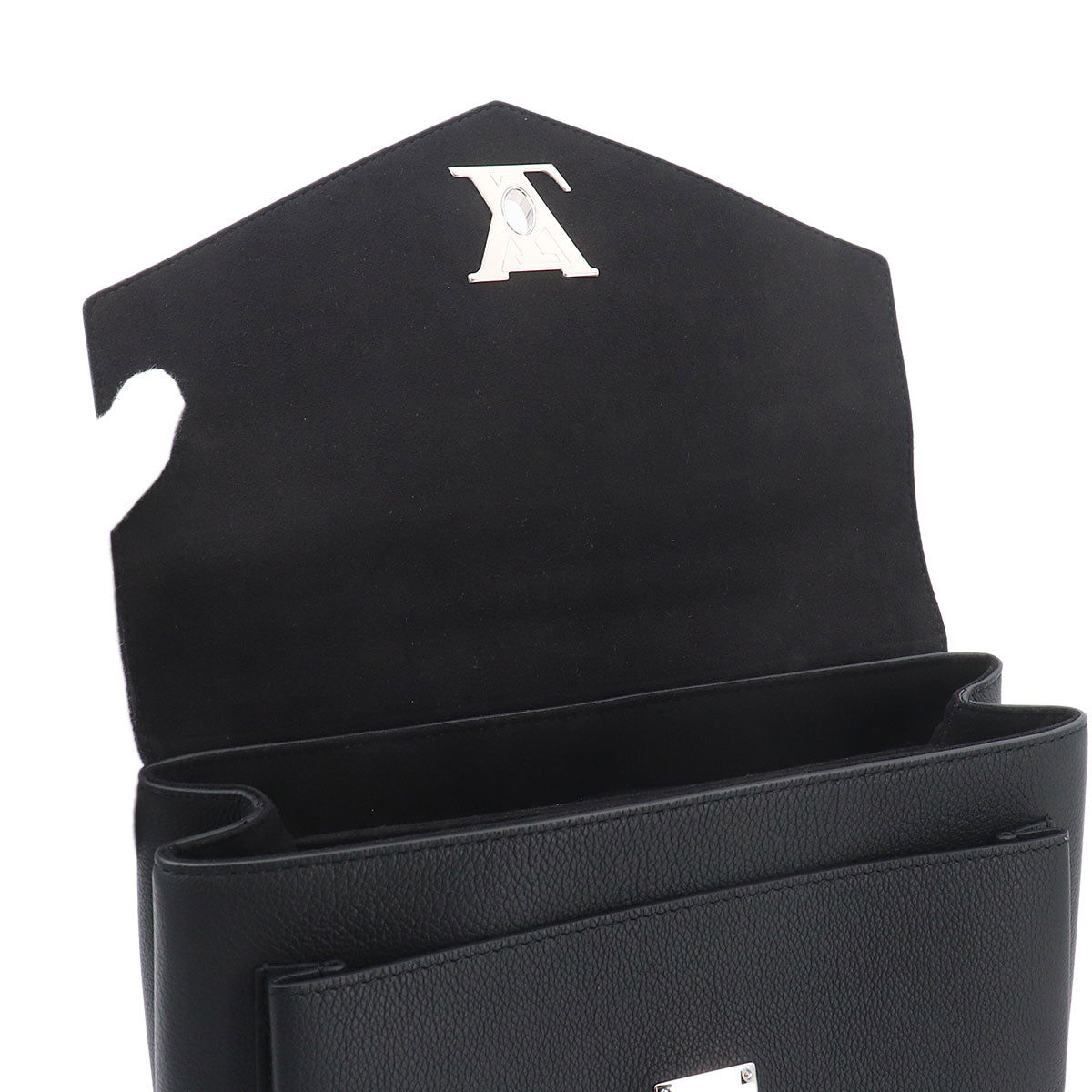 My Lock Me Satchel 2way Hand Bag Leather Noir M54849