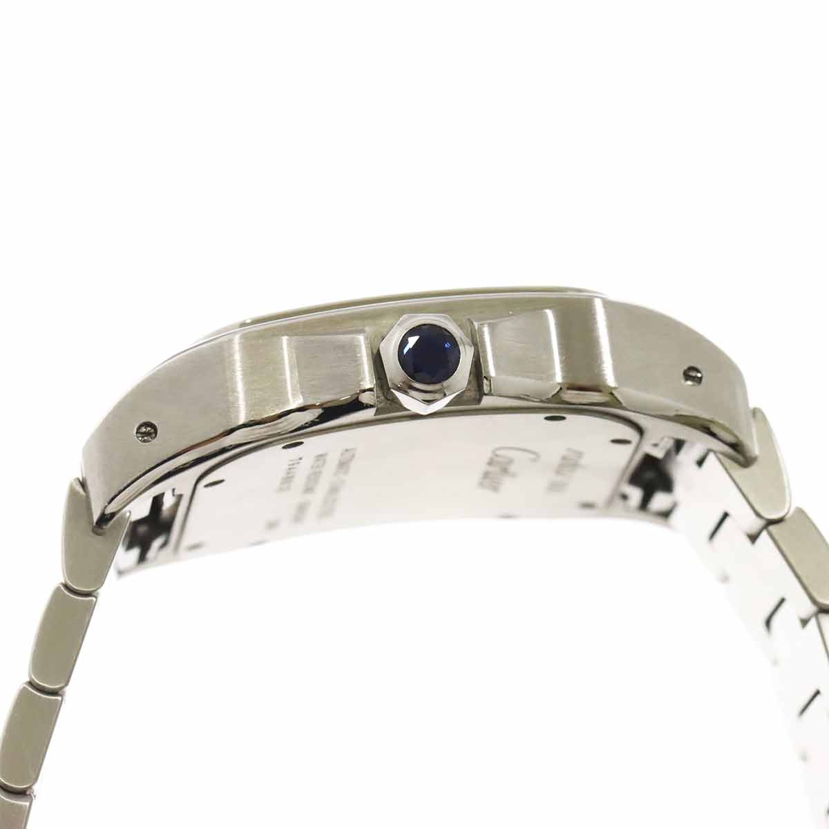 Santos 100 W200737G Automatic Silver Dial Mens Watch