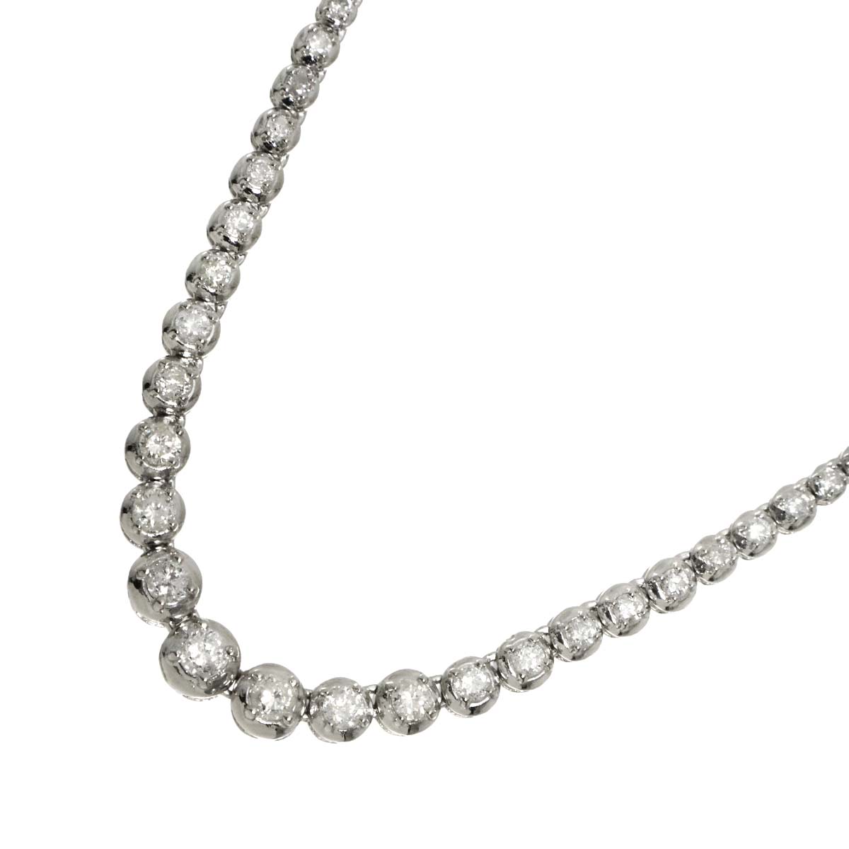 Diamond 3.00ct Necklace Pt Platinum