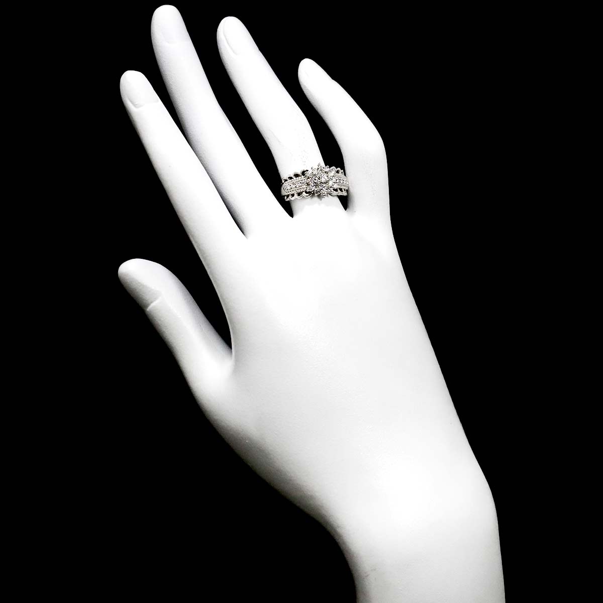Diamond 0.65ct Ring Pt Platinum size6-6.25(US)