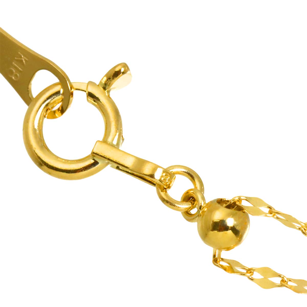 Diamond 0.20ct Necklace 18K K18 YG Yellow Gold 750