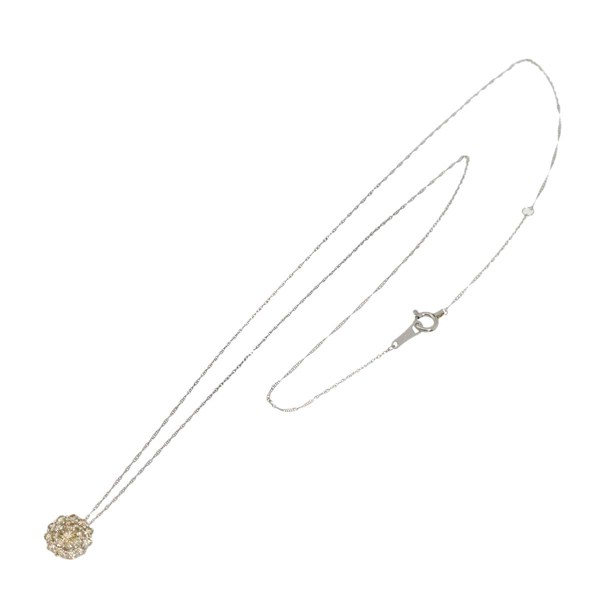 Diamond 0.40ct Necklace Pt Platinum