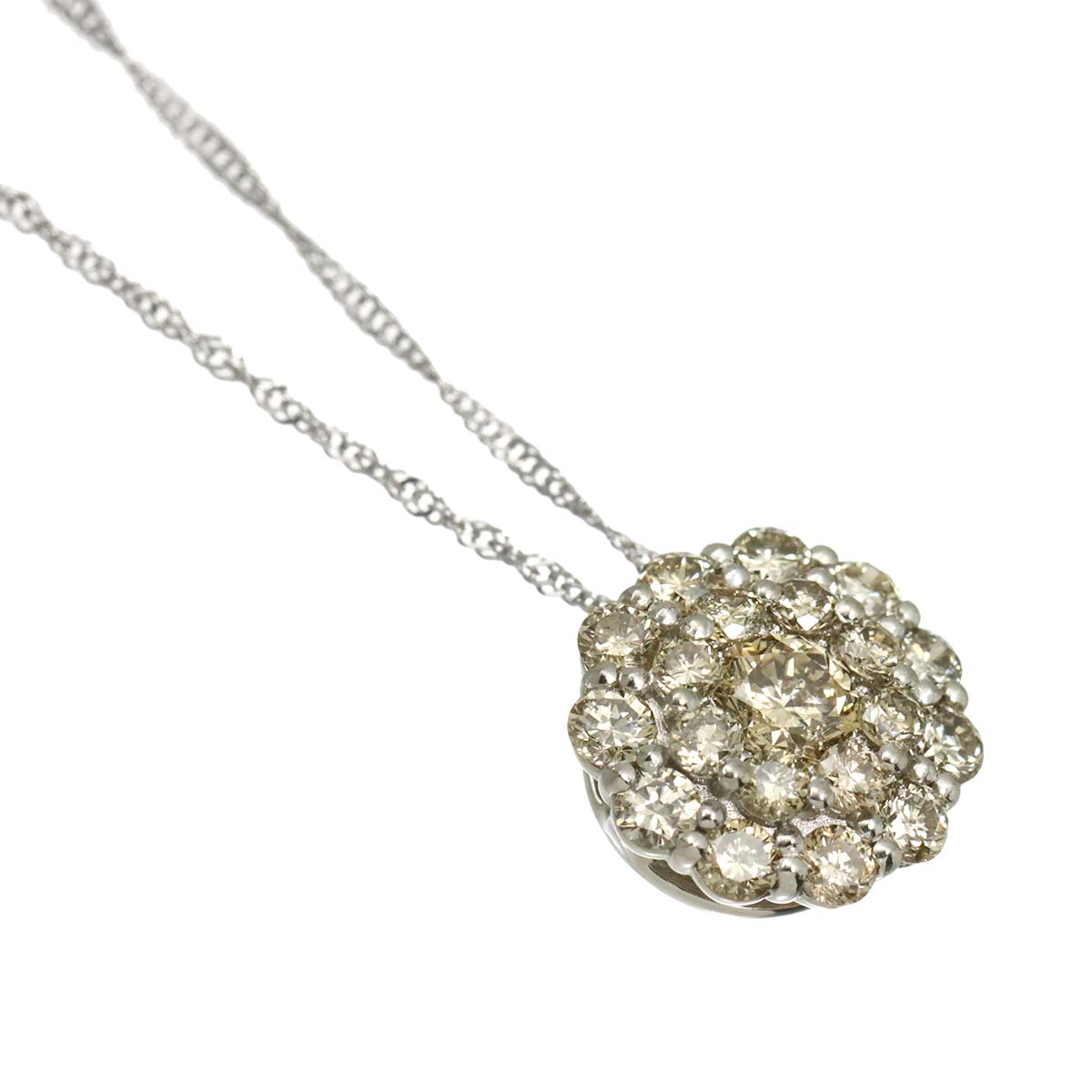 Diamond 0.40ct Necklace Pt Platinum
