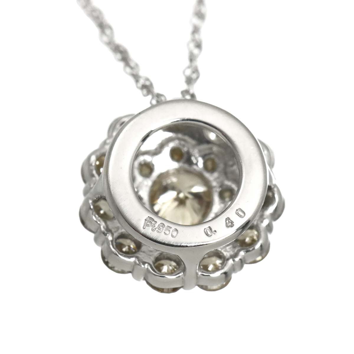 Diamond 0.40ct Necklace Pt Platinum