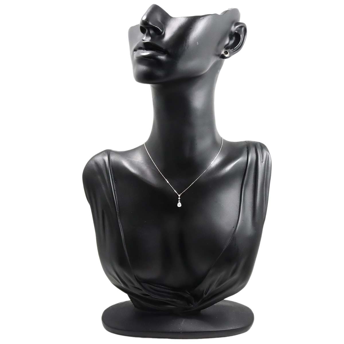 Diamond Necklace 18K White Gold 750