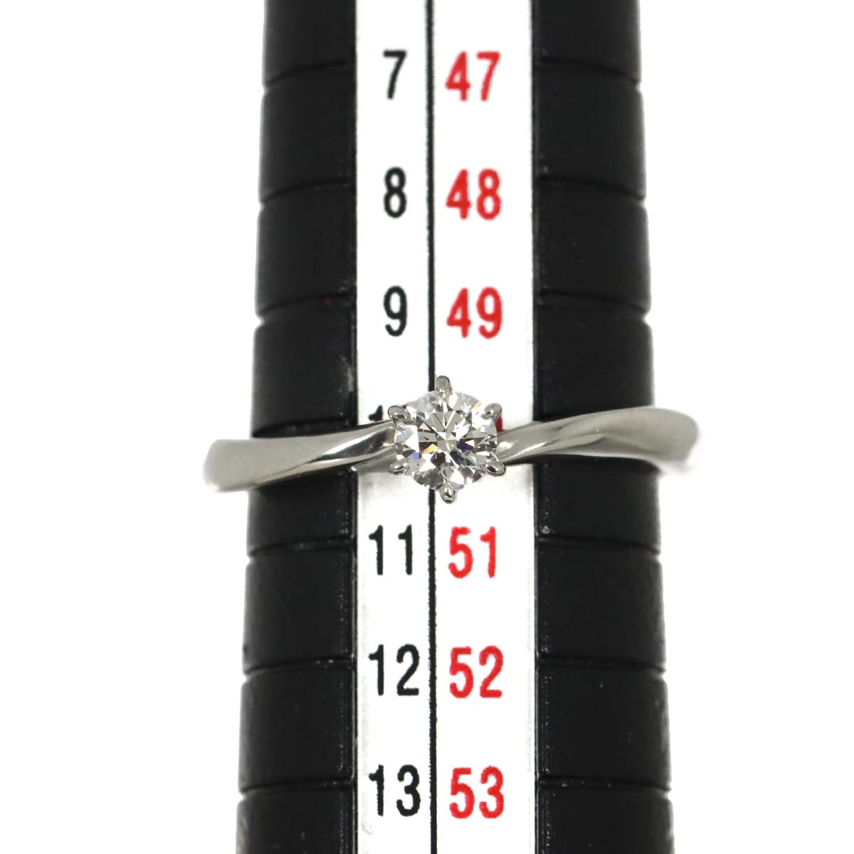 Diamond 0.206ct G/VS1/EX Ring Pt Platinum size5.25