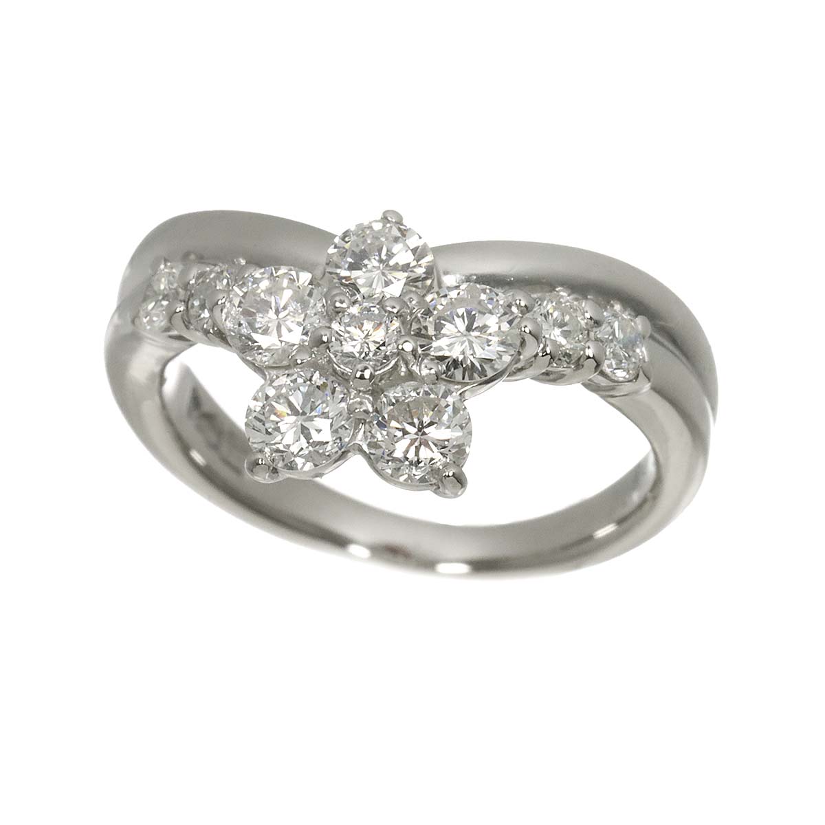 Diamond 1.00ct Ring Pt Platinum size4.5-4.75(US)
