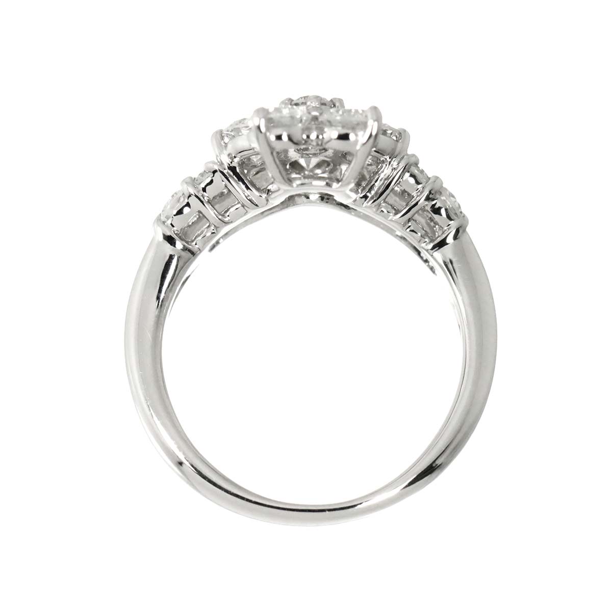 Diamond 1.00ct Ring Pt Platinum size4.5-4.75(US)