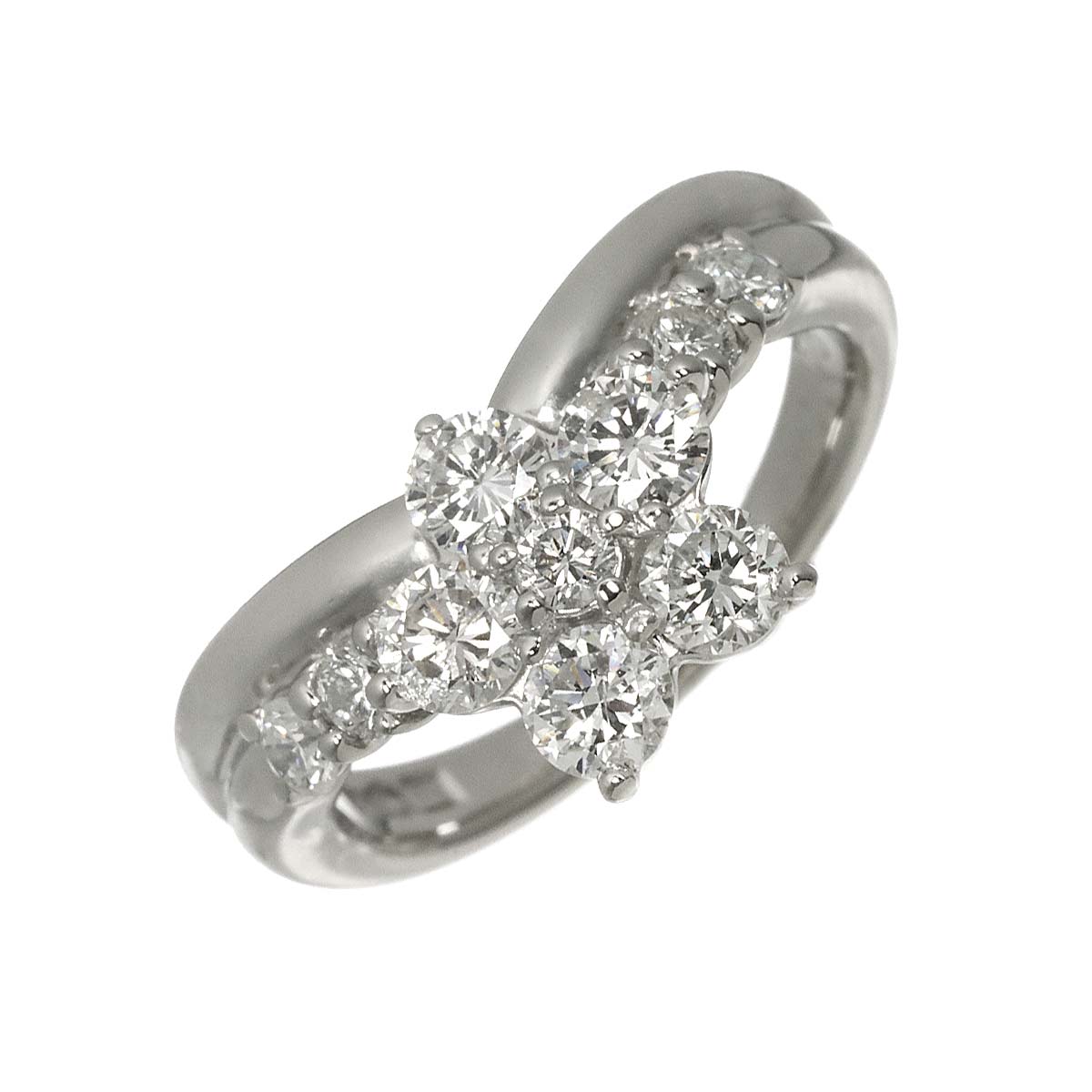 Diamond 1.00ct Ring Pt Platinum size4.5-4.75(US)