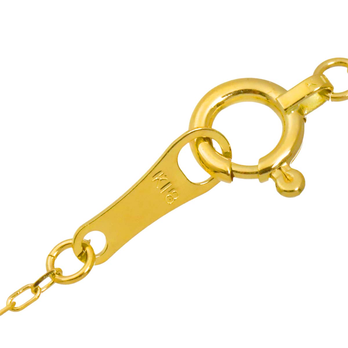 Diamond 1.03ct Necklace 18K YG Yellow Gold 750