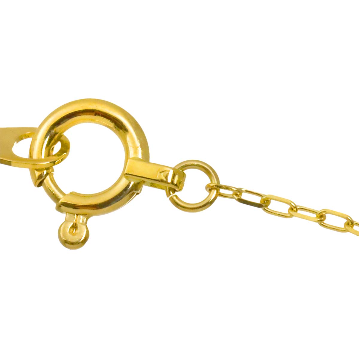 Diamond 1.03ct Necklace 18K YG Yellow Gold 750