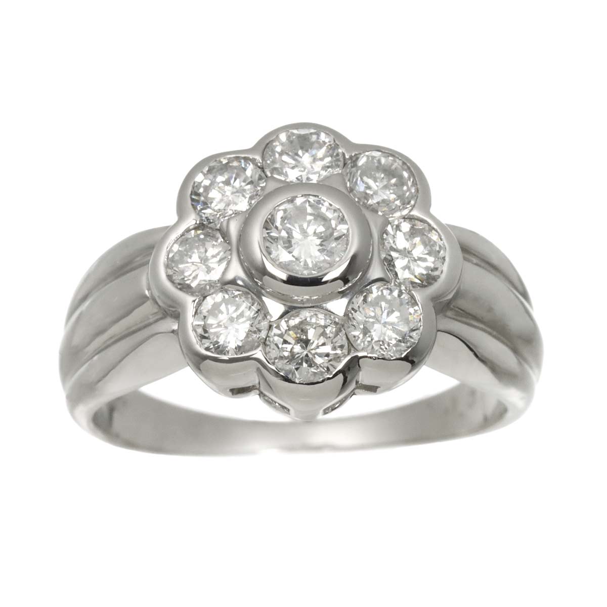 Diamond 1.07ct Ring Pt Platinum size5.25(US)