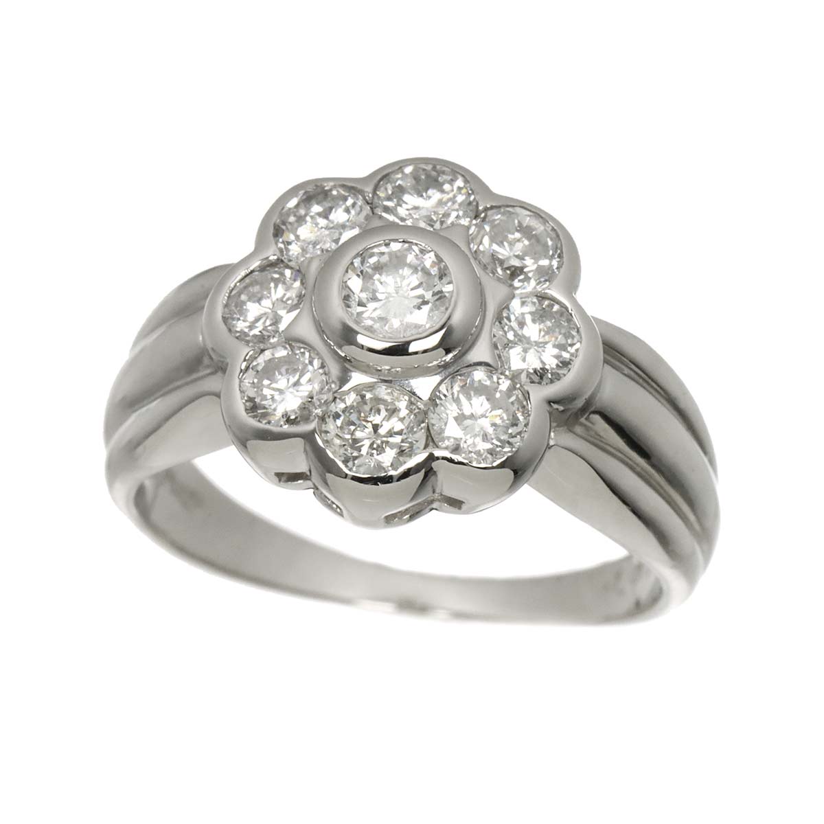 Diamond 1.07ct Ring Pt Platinum size5.25(US)