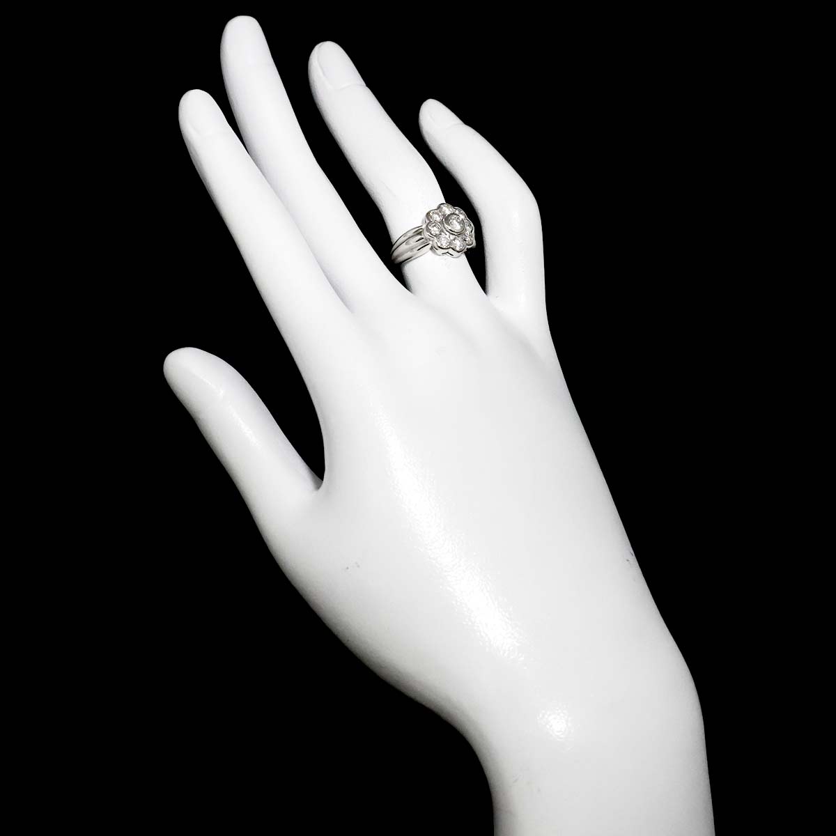Diamond 1.07ct Ring Pt Platinum size5.25(US)