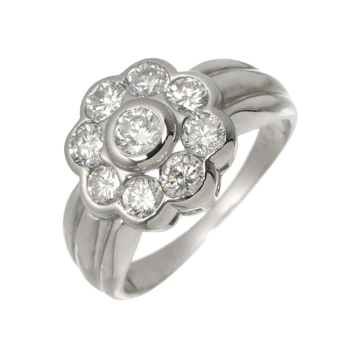 Diamond 1.07ct Ring Pt Platinum size5.25(US)