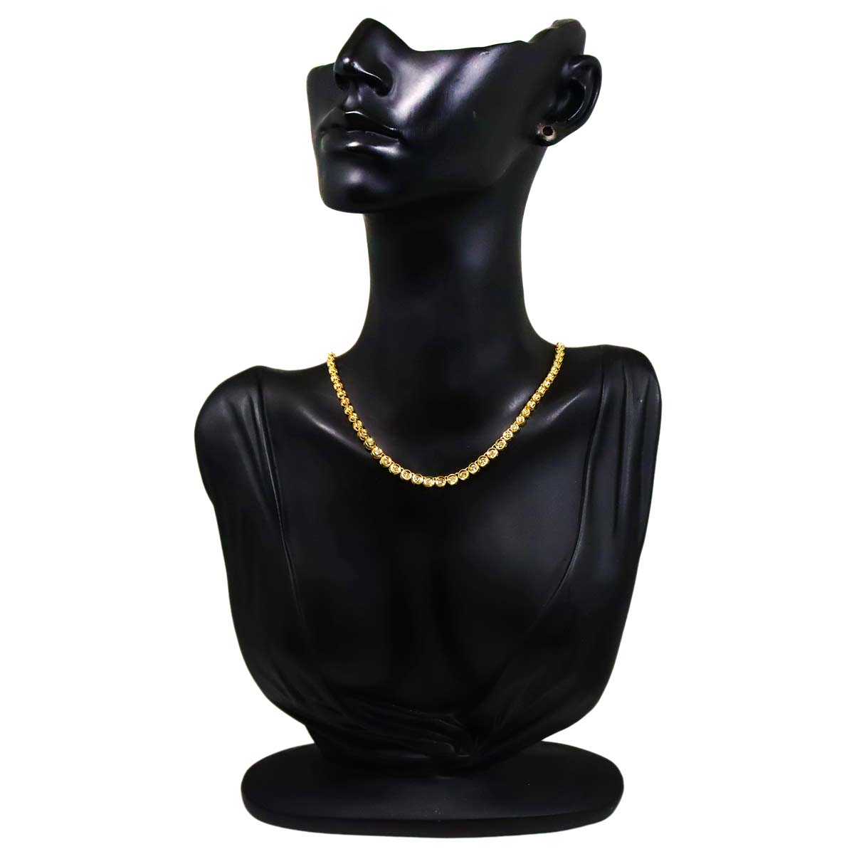 Diamond 2.00ct Necklace 18K YG Yellow Gold 750