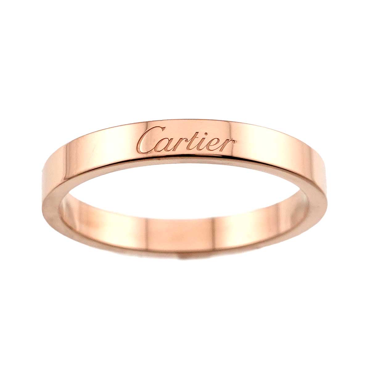 C de Ring 18K Pink Gold 750 Size60 9(US)