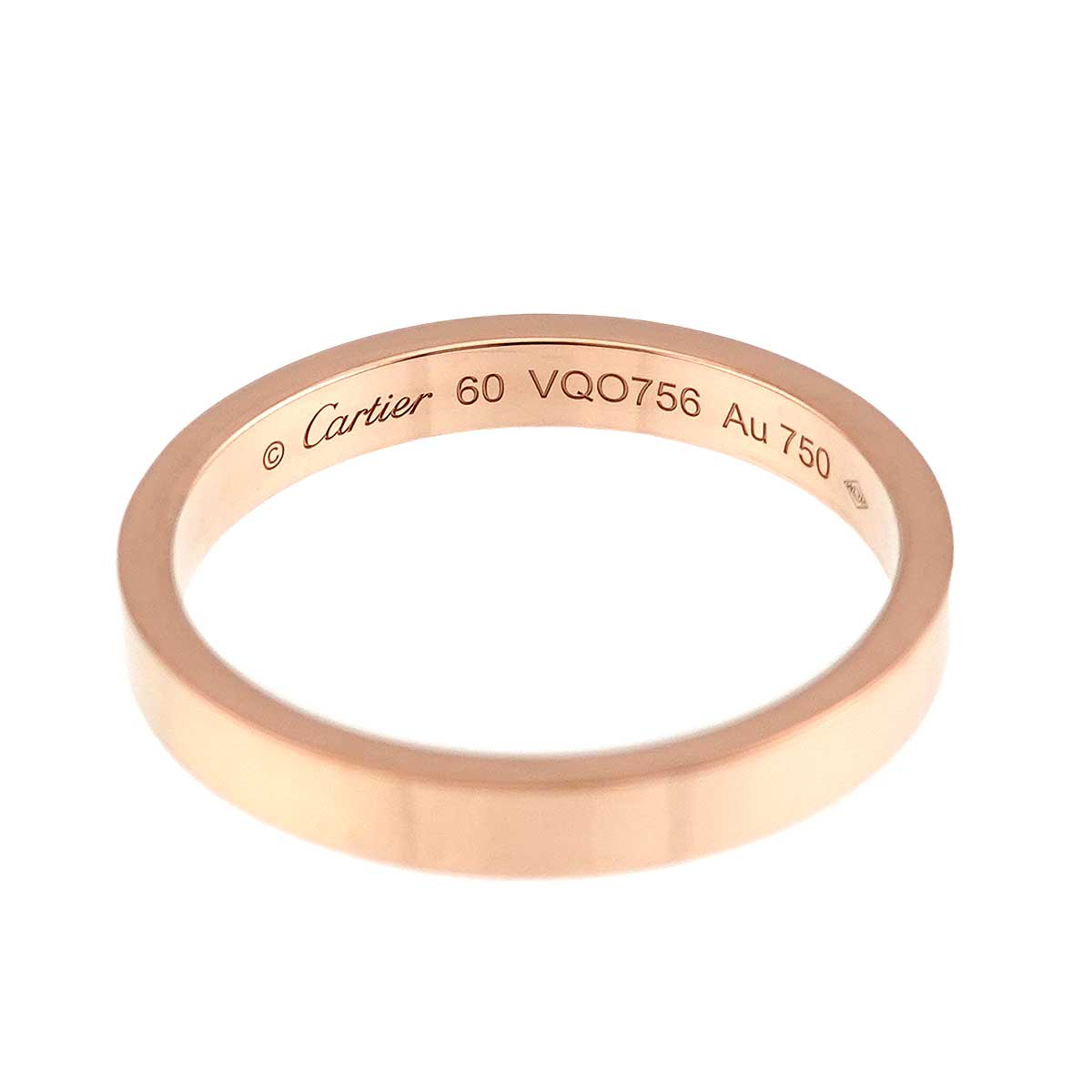 C de Ring 18K Pink Gold 750 Size60 9(US)