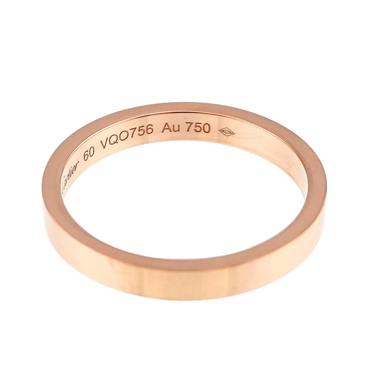 C de Ring 18K Pink Gold 750 Size60 9(US)