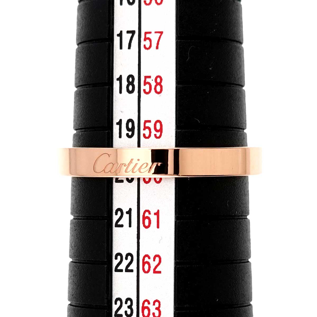 C de Ring 18K Pink Gold 750 Size60 9(US)