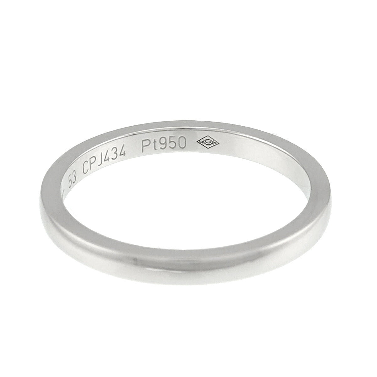 1895 Classic Band Ring Pt Platinum size53　6.25-6.5(US)