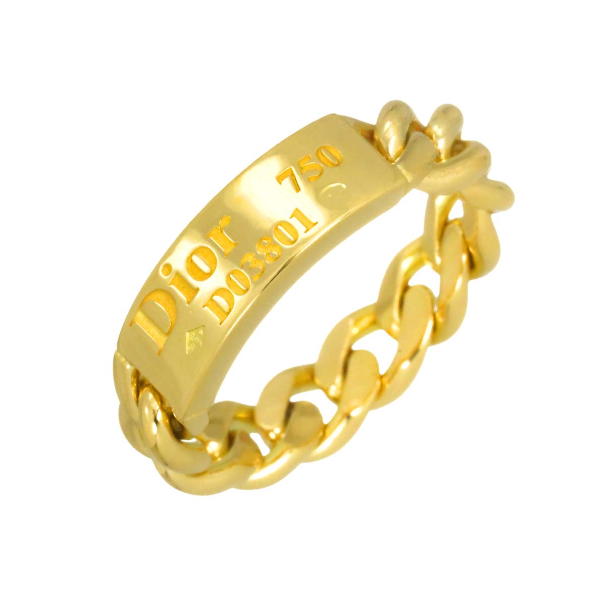 Ring 18K Yellow Gold 750 size51 5.25(US)