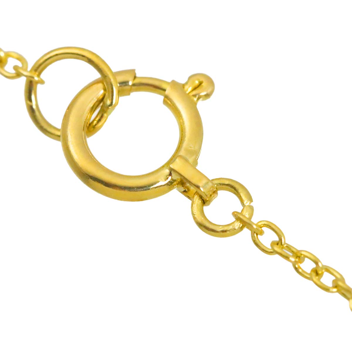 Diamond Necklace 18K Yellow Gold 750